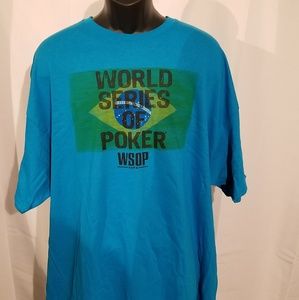 WSOP World Series of Poker Brazilian flag 3XL